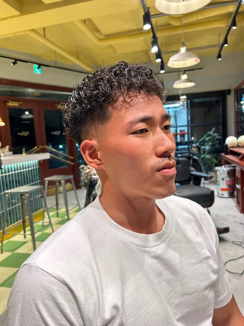 ショート ショートヘア カット パーマ 鈴木 航のヘアスタイル