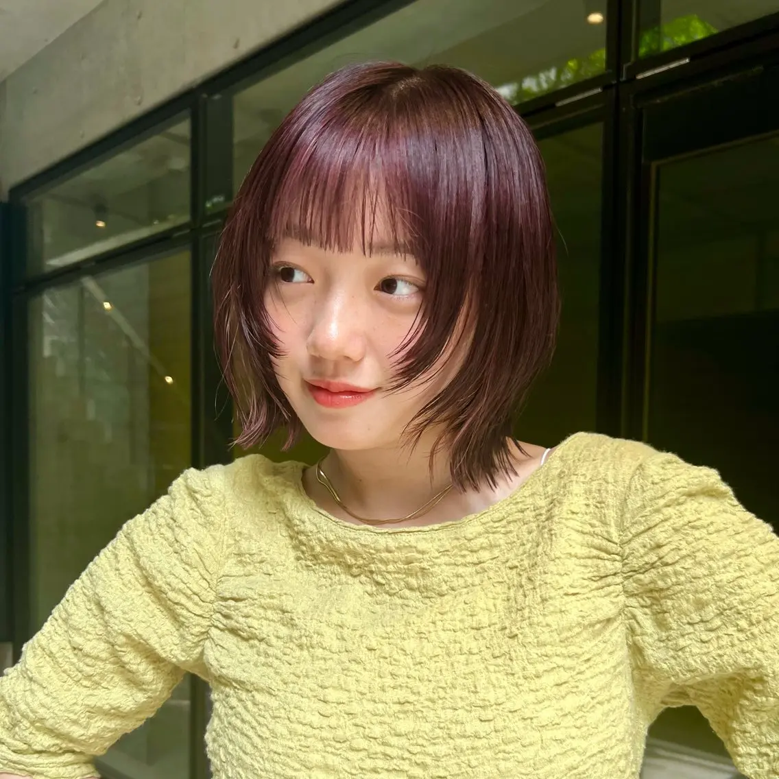 ショート カラー カット ヘアカラー 暖色/柔らかベージュ 🐈ayano♡のヘアスタイル