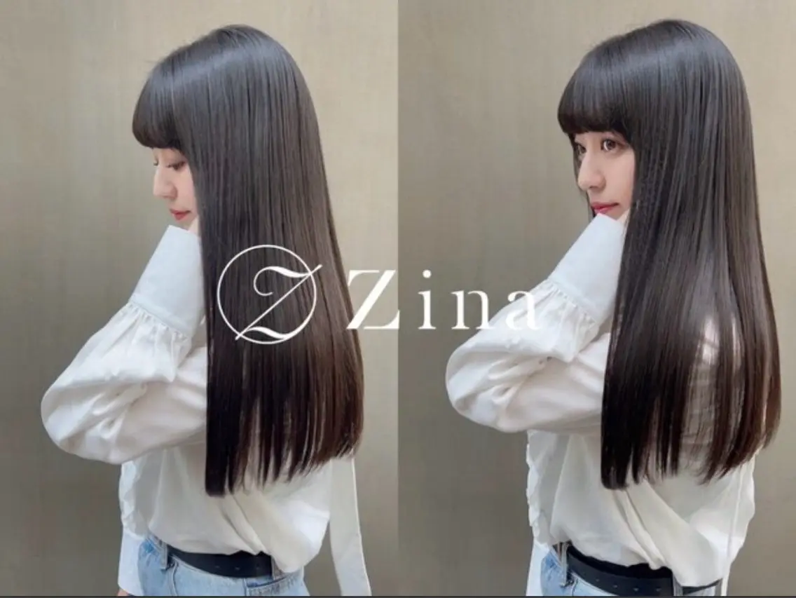 ロング 縮毛矯正 艶髪🌈美髪🌈 森田勇地のヘアスタイル