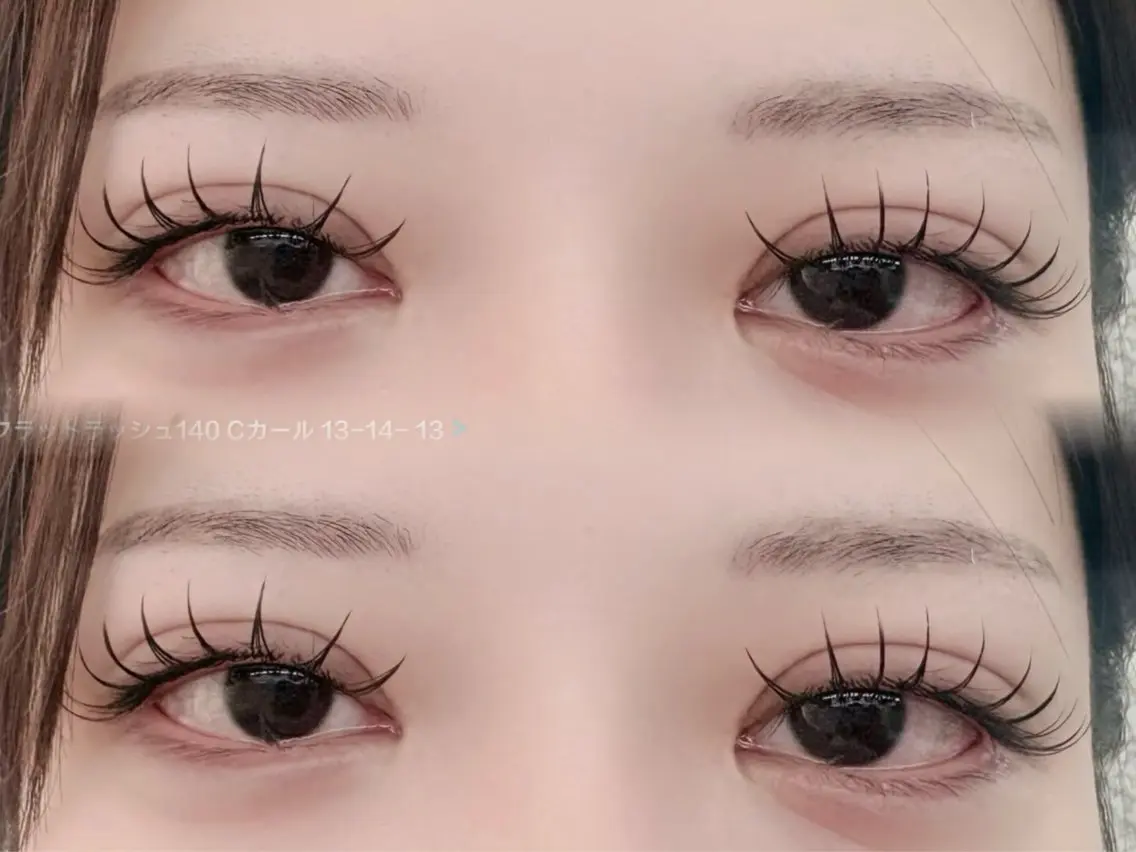 マツエク・マツパ puka eyelash新宿店のマツエク・マツパデザイン