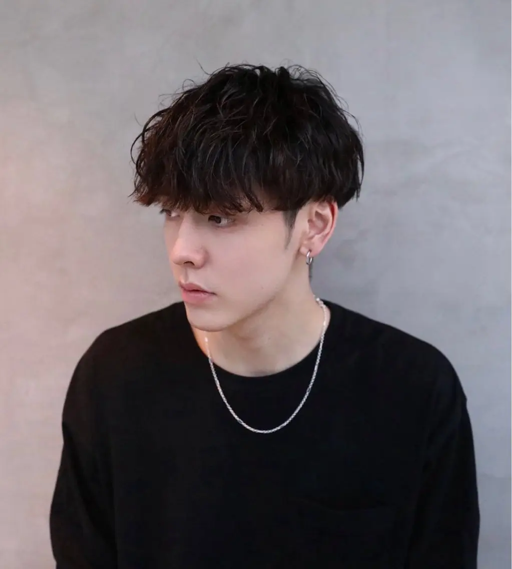 メンズ マッシュ メンズパーマ 韓国風hair💕 Kanonのヘアスタイル