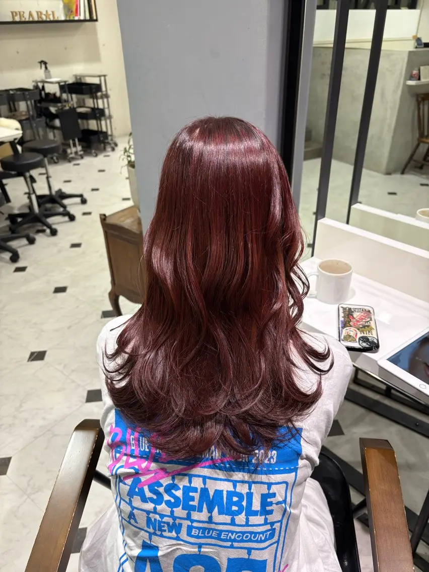 ロング 宇野愛華∕ パーマスタイルのヘアスタイル