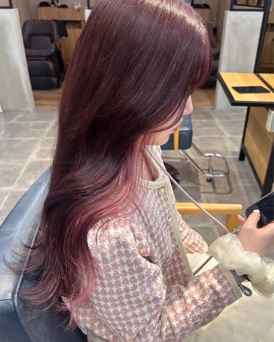 ロング カラー newi梅田🫧韓国 ヘア🫧sakiのヘアスタイル