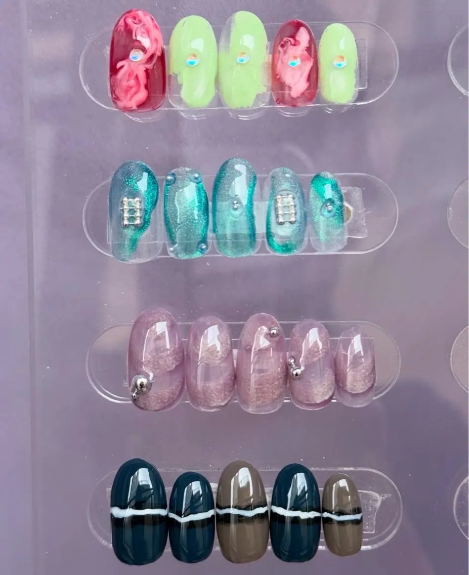 ネイル フットネイル シンプルネイル ハンドネイル posa nail モエミのネイルデザイン