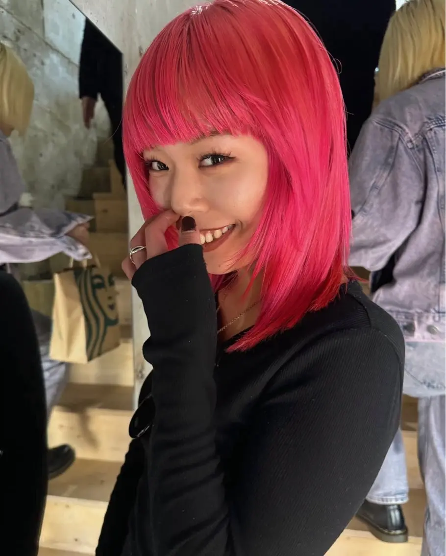 ミディアム カラー ヘアカラー misa___boo MISAのヘアスタイル
