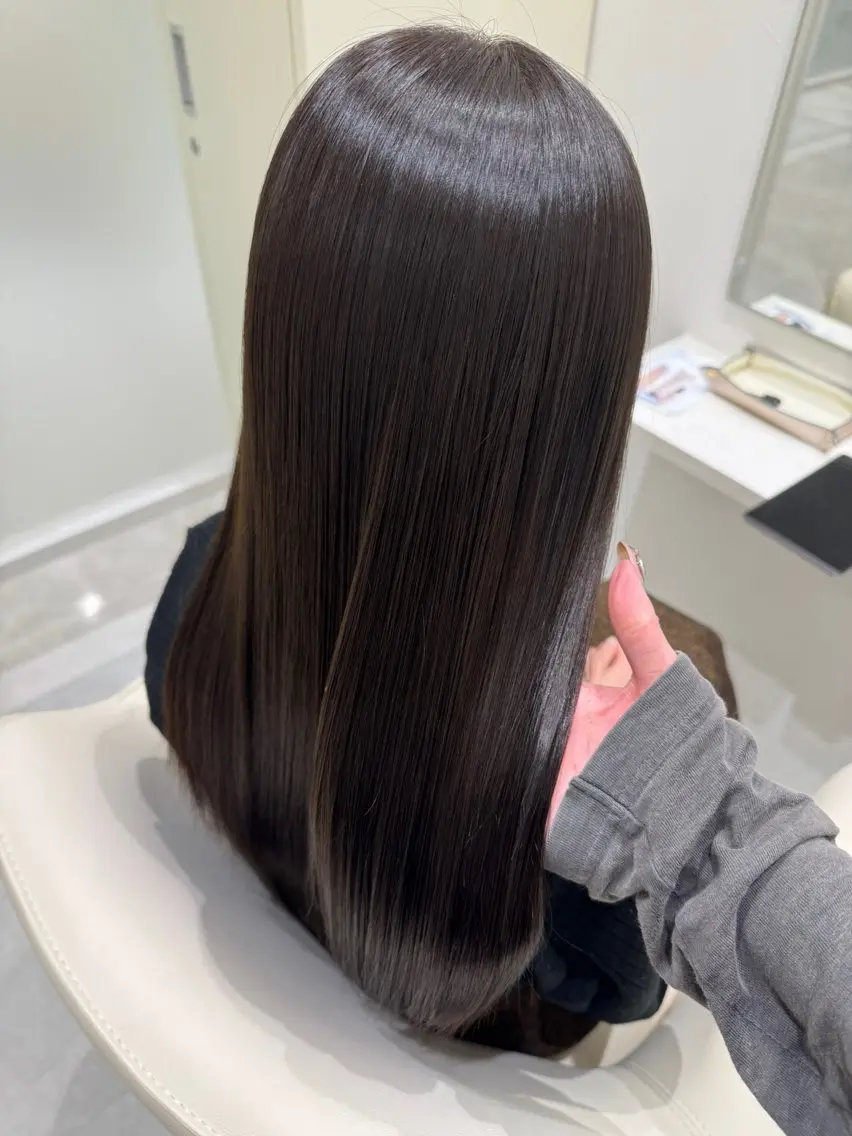 【🫧髪質改善🫧】カット× 酸熱トリートメントの写真