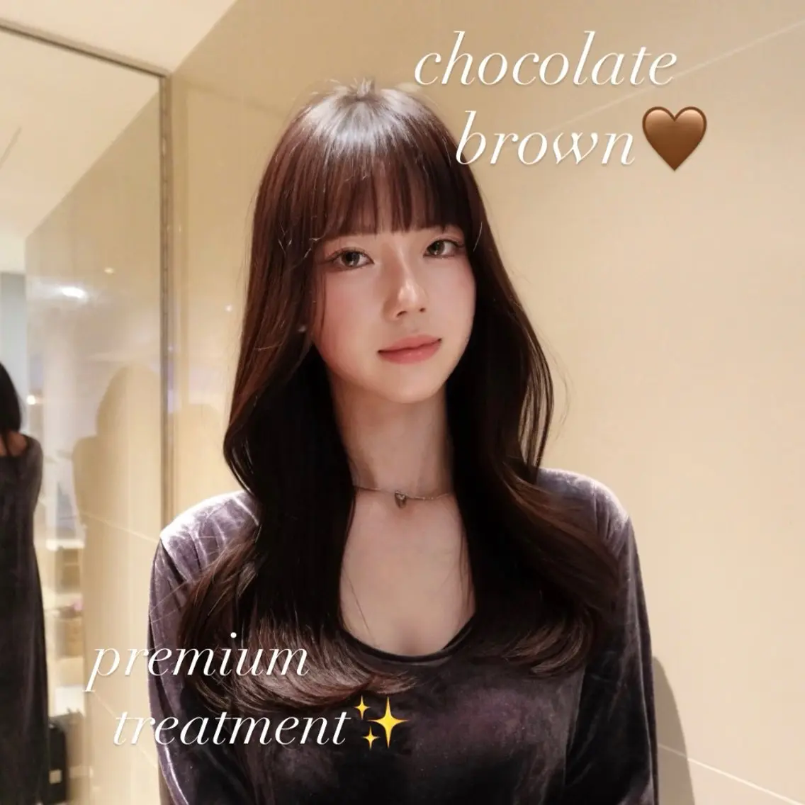 セミロング レイヤーカット カット ヘアカラー トリートメント 🎀ロングカット/ 艶カラー🩰rioのヘアスタイル