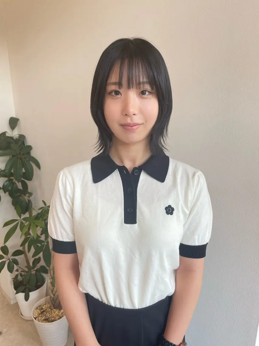 ミディアム カット ヘッドスパ 鈴木 梨瑚のヘアスタイル