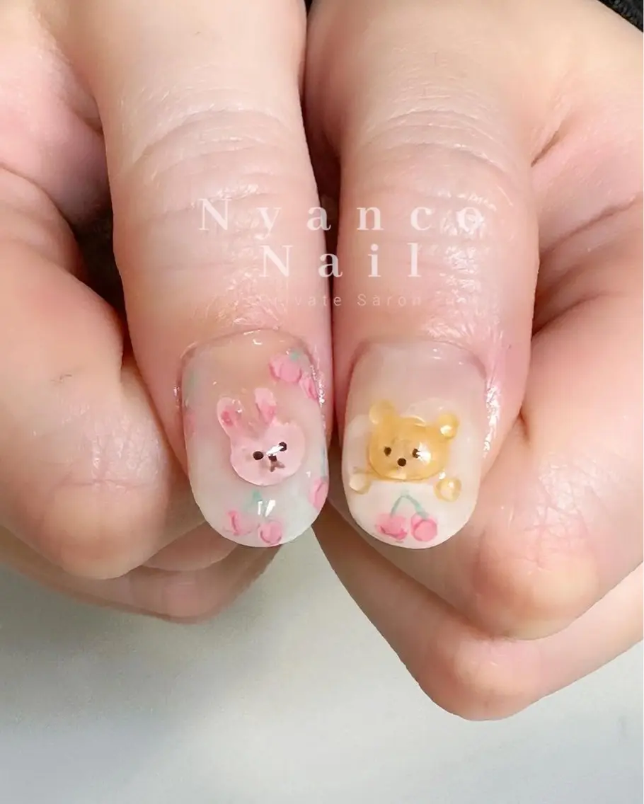 ネイル ジェルネイル 持ち込み 冬ネイル Nyanco Nailのネイルデザイン
