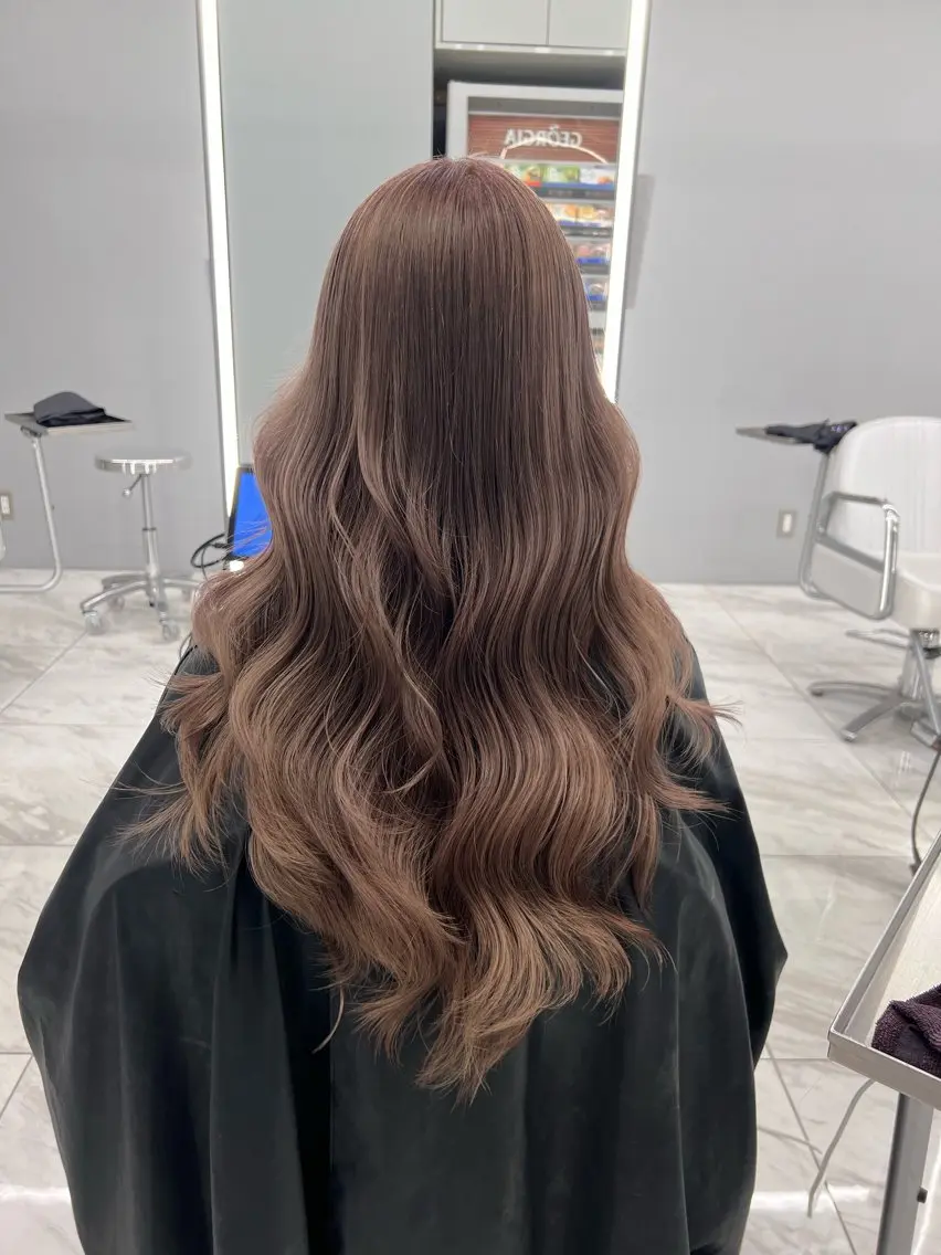 ロング カラー ヘアアレンジ ヘアカラー kayo吉祥寺カラー モデル募集中✨のヘアスタイル