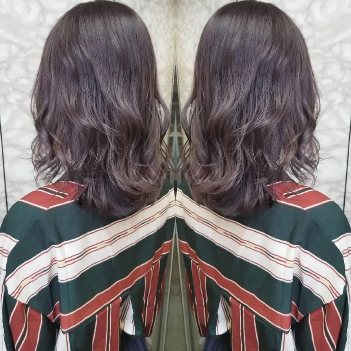 ミディアム カラー パーマ ヘアアレンジ ネイル メンズ キッズ マツエク・マツパ グレージュ 🌸グレージュ/ ベージュ🌸yutaのヘアスタイル