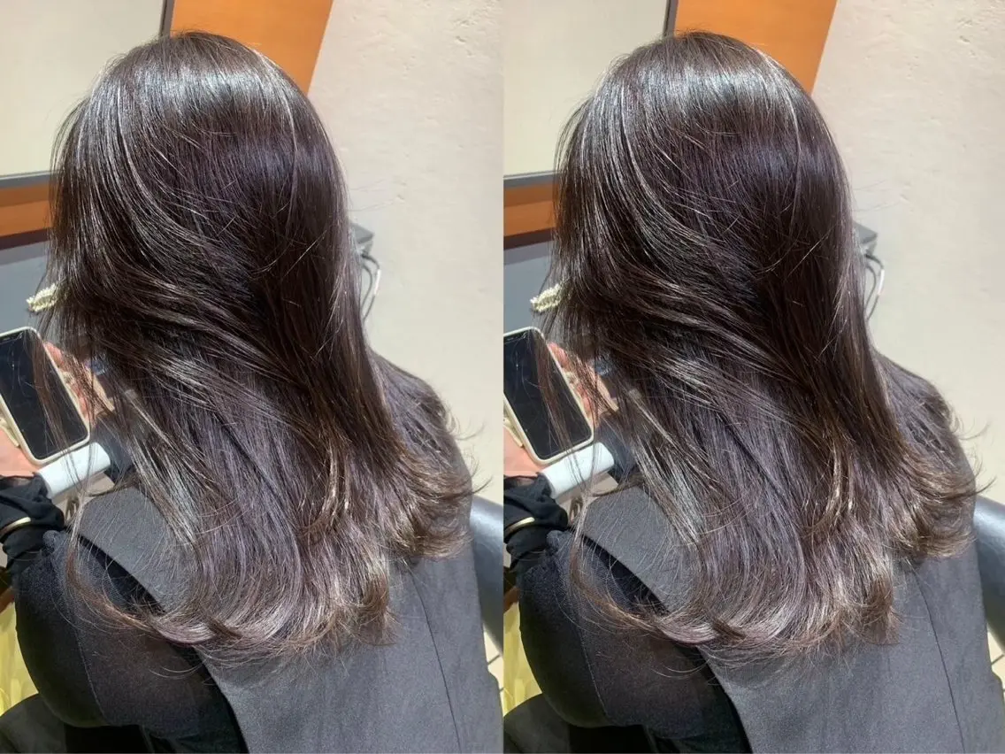カラー ミストバング ベージュカラー ブロンド ブルーカラー  フェイスフレーミング 🖤hana/顔周り /韓国風ヘア🖤のヘアスタイル