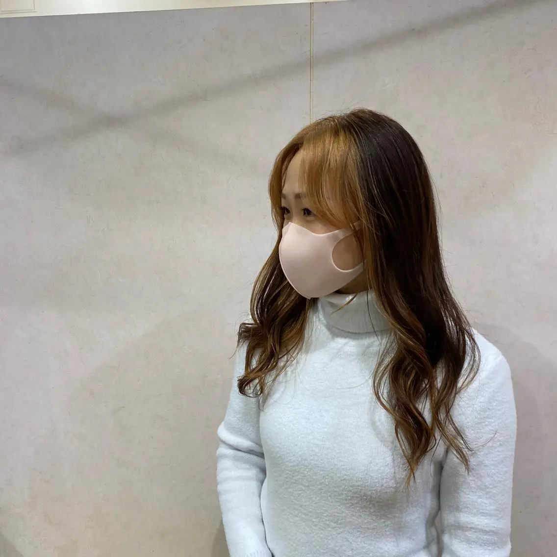 セミロング 髪質改善 髪質改善カラーゆうひのヘアスタイル