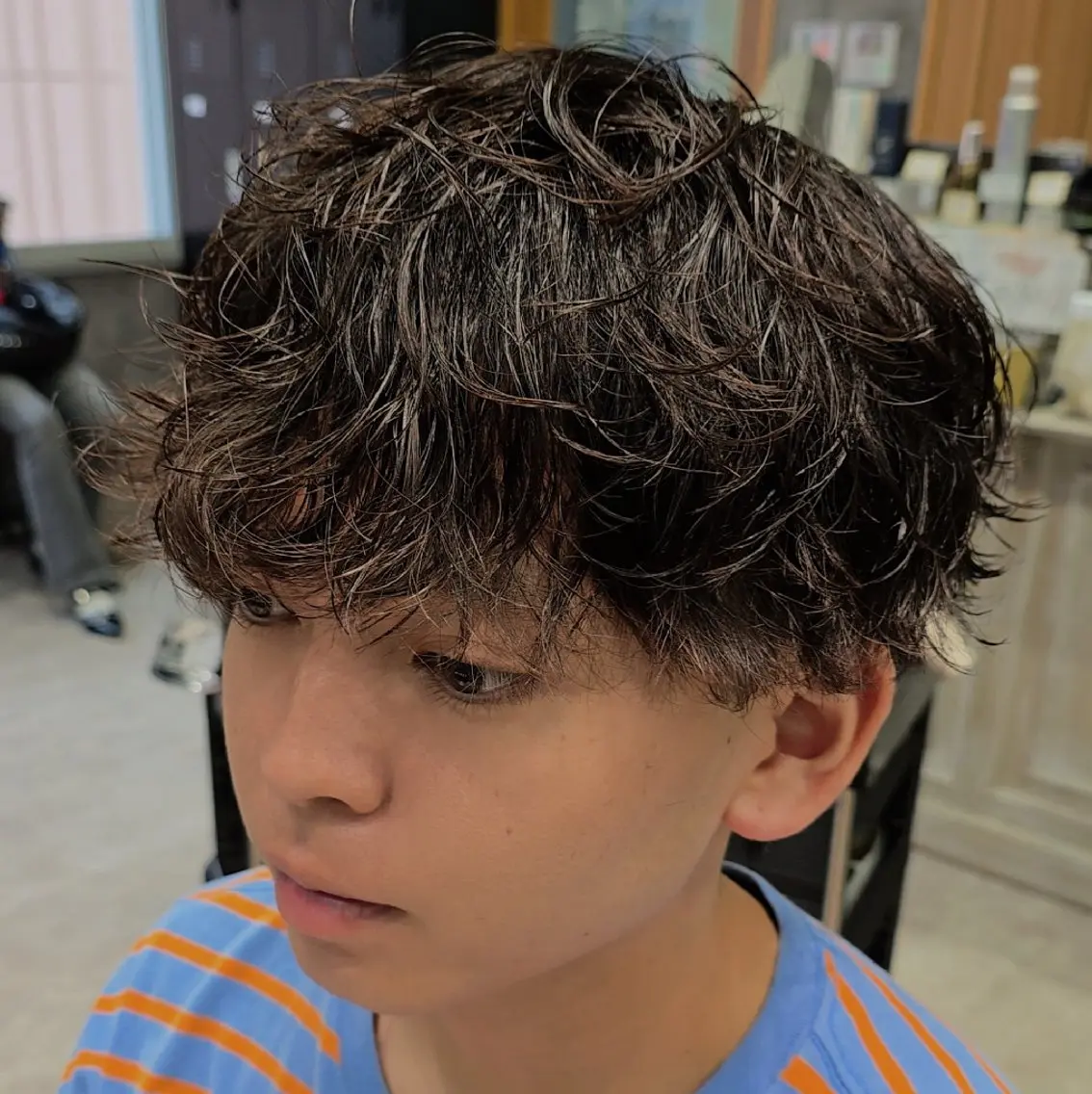 メンズ パーマ 似合わせパーマ🔥 メンズ美容師　レントのヘアスタイル