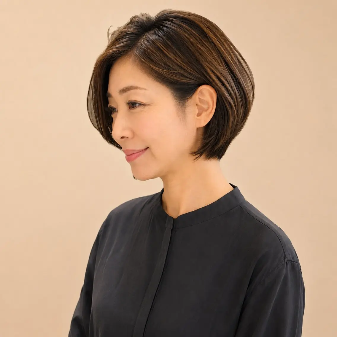 🌿ご新規様限定🌿【40代からの髪のお悩みに✨】若見え大人ショートカット＋透明感カラーの写真