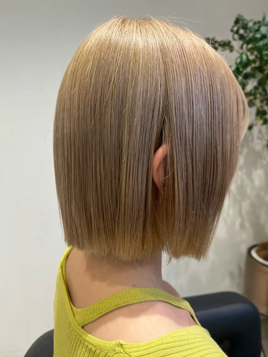 ミディアム 似合わせカット カット 山口 優美のヘアスタイル