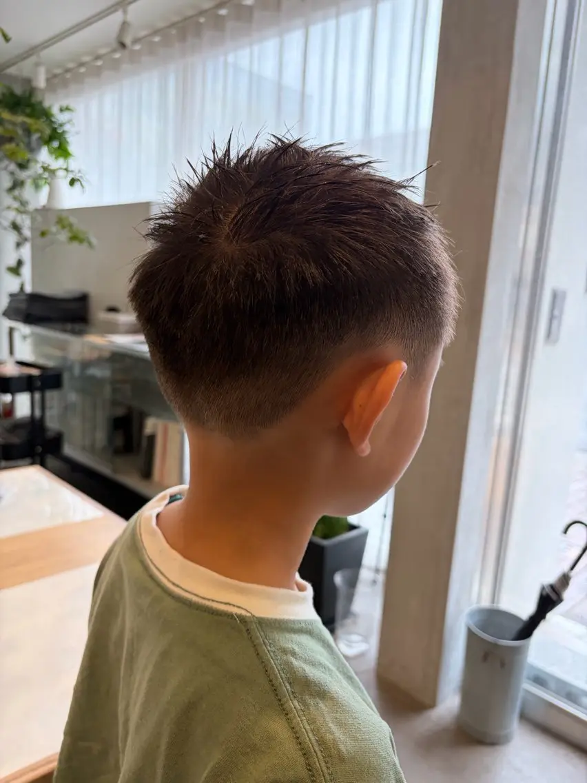 親御様切らせて頂いた方のみ!「お子様無料カット」👦の写真