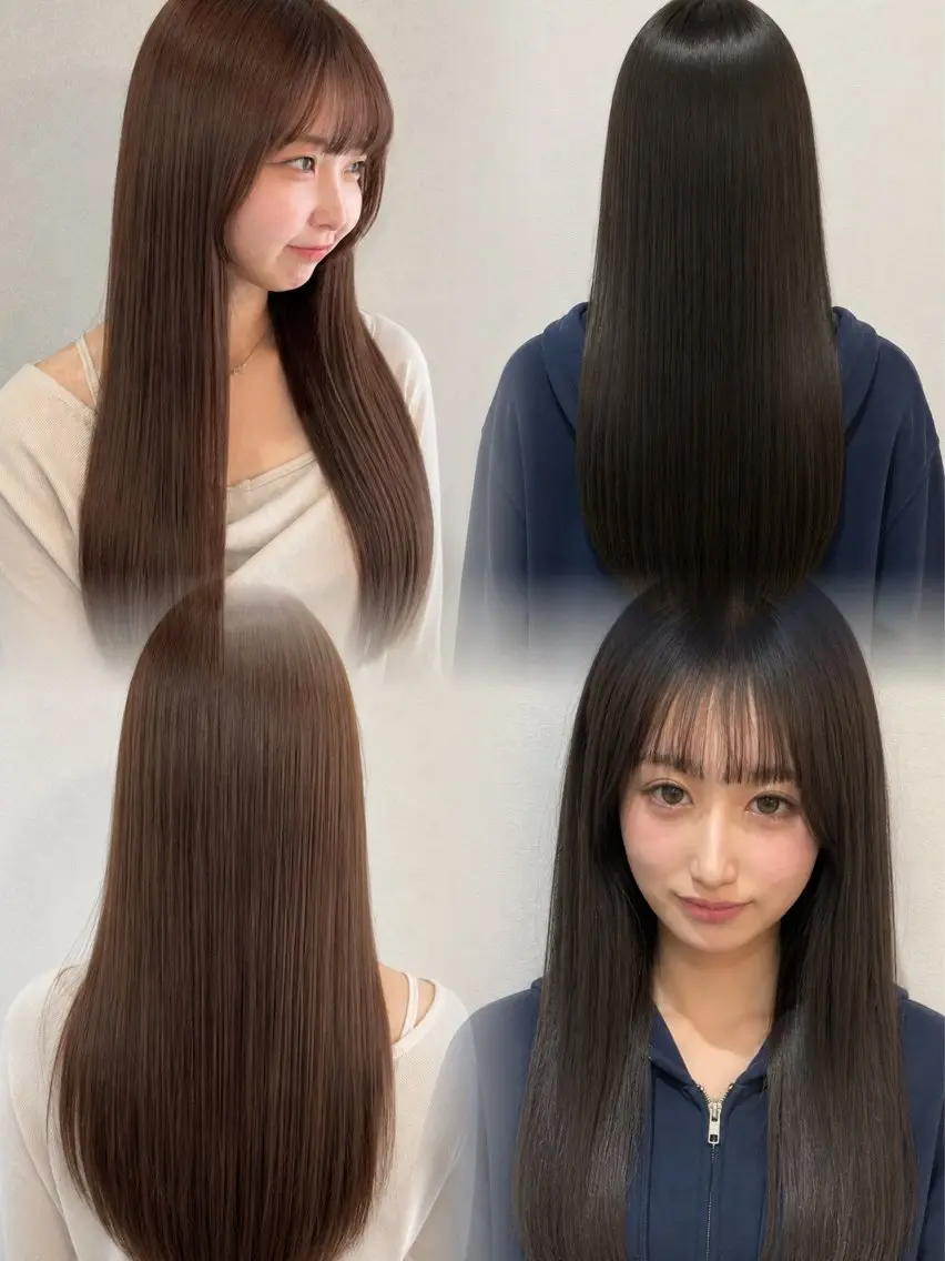 人気.ᐟ.ᐟ低ダメージ縮毛矯正✨️+似合わせcut✂️+フィオーレtreatmentの写真