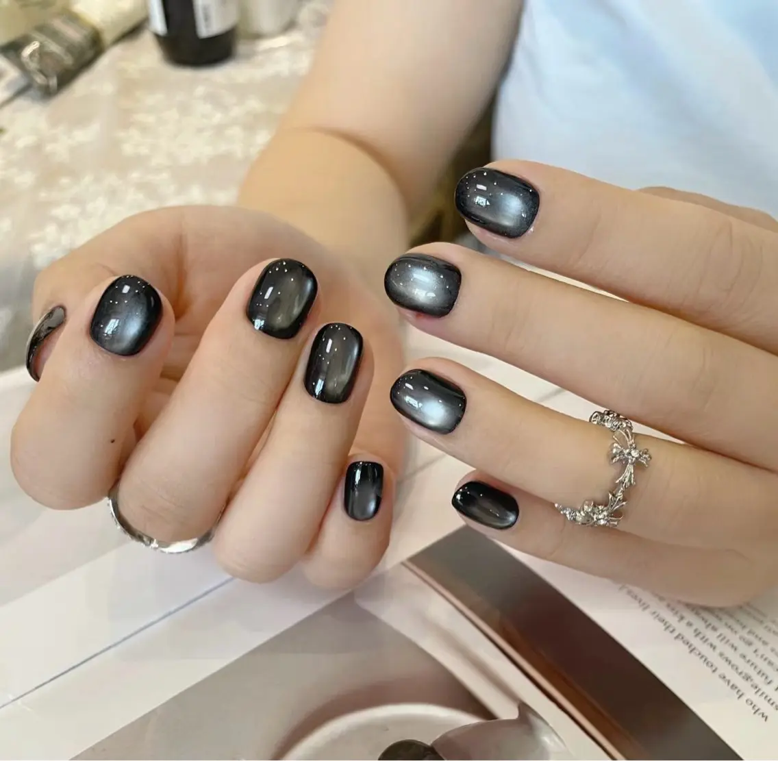 ネイル マグネットネイル BabyYouMi nailのネイルデザイン