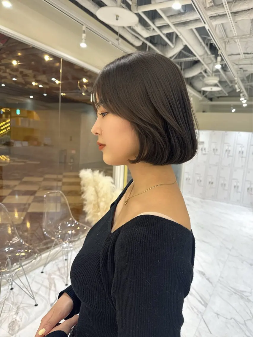 aku💞韓国風🩷 ピンクカラー🎀🩷のヘアスタイル