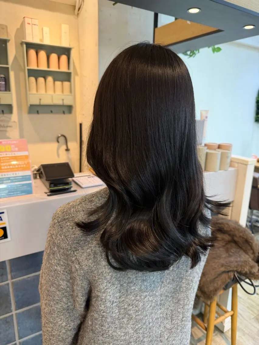 ミディアム カット ヘアカラー トリートメント N°jemica 🫧REIKA🫧のヘアスタイル