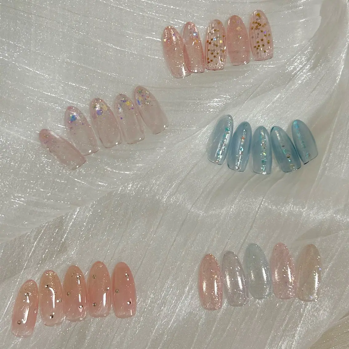 ネイル フラッシュネイル フラッシュマグ キラキラネイル ラメ(グリッター) マグネットネイル ハンドネイル midori Nanairo 京橋のネイルデザイン