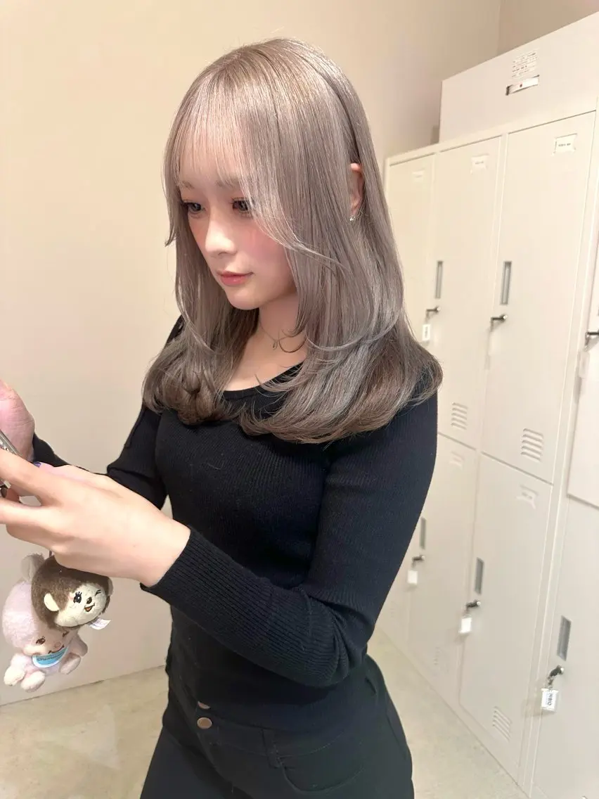【大人気💘】ブリーチダブルカラー+トリートメントの写真