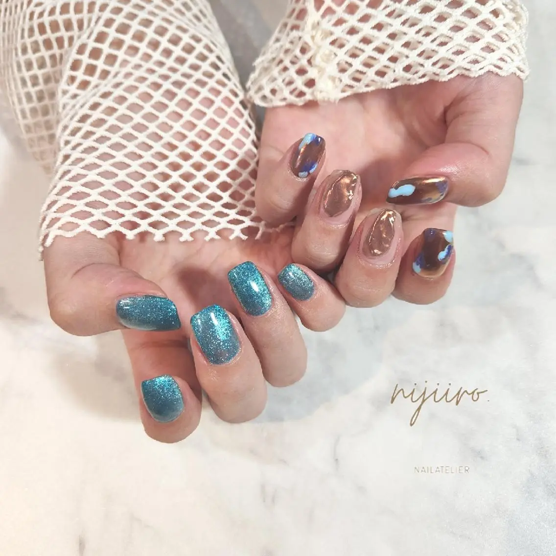 ネイル ハンドネイル nijiiro🌈 サトウのネイルデザイン
