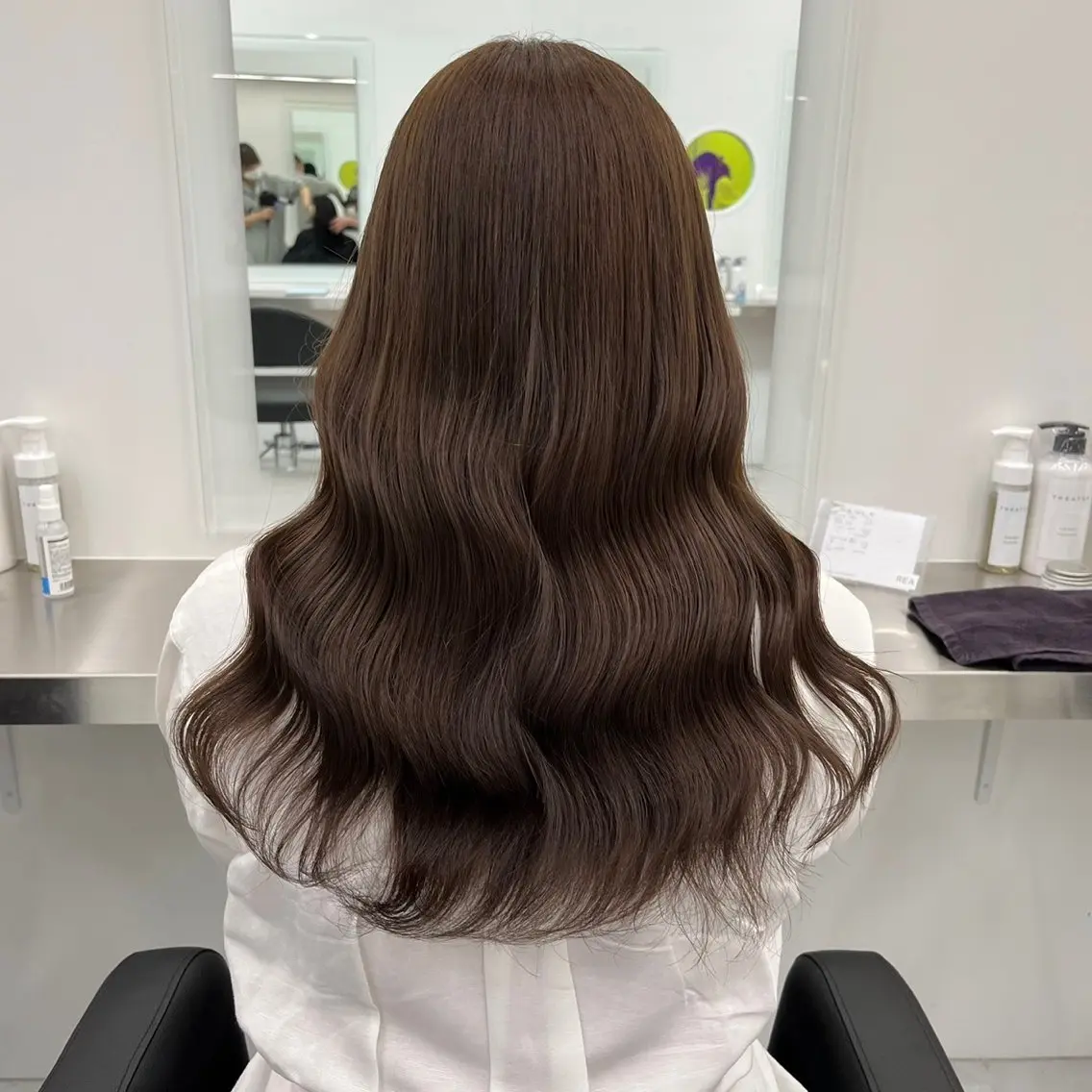 ミディアム カラー 🩶透髪×モテ髪🩶 FRUITS🏹🩶のヘアスタイル