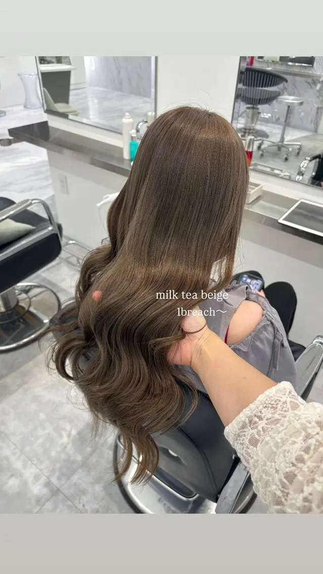 ロング ヘアカラー Parve Mix/ 平 奈果🎀のヘアスタイル