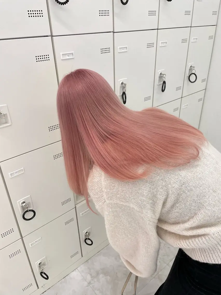 ロング カラー ヘアカラー トリートメント ウルフカットマスター みつきのヘアスタイル