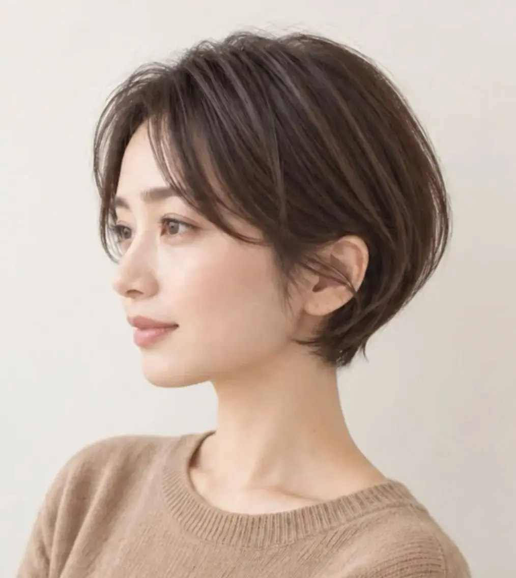 ショート au美容室 栄矢場町のヘアスタイル
