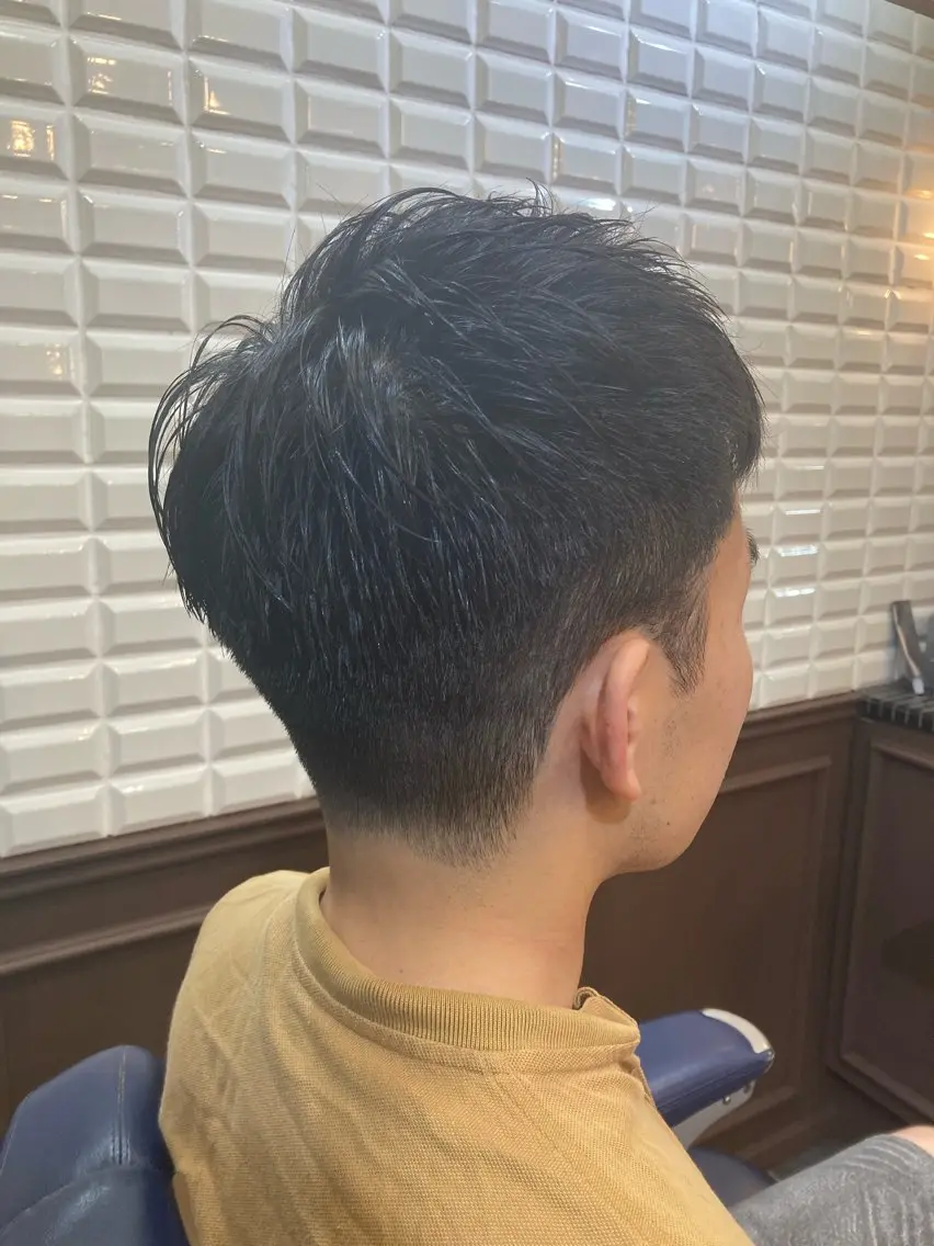 ショート メンズ 刈り上げ カット トリートメント ルピナス中田店長 山口大地のヘアスタイル