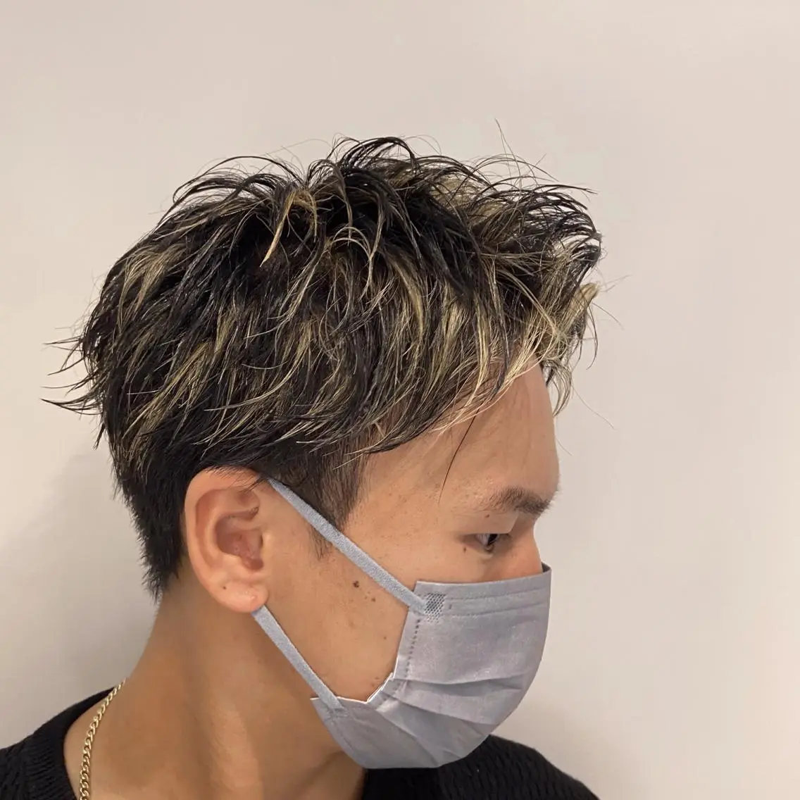 カラー メンズ メンズメッシュ メッシュ メンズ縮毛矯正 ♠️店長下平隼人のヘアスタイル