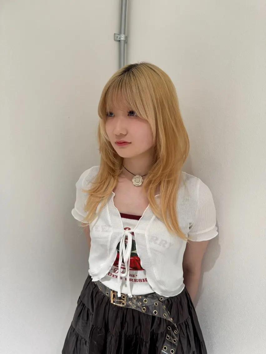ミディアム ハッシュカット カット 🪐hikari /切りっぱなしボブのヘアスタイル