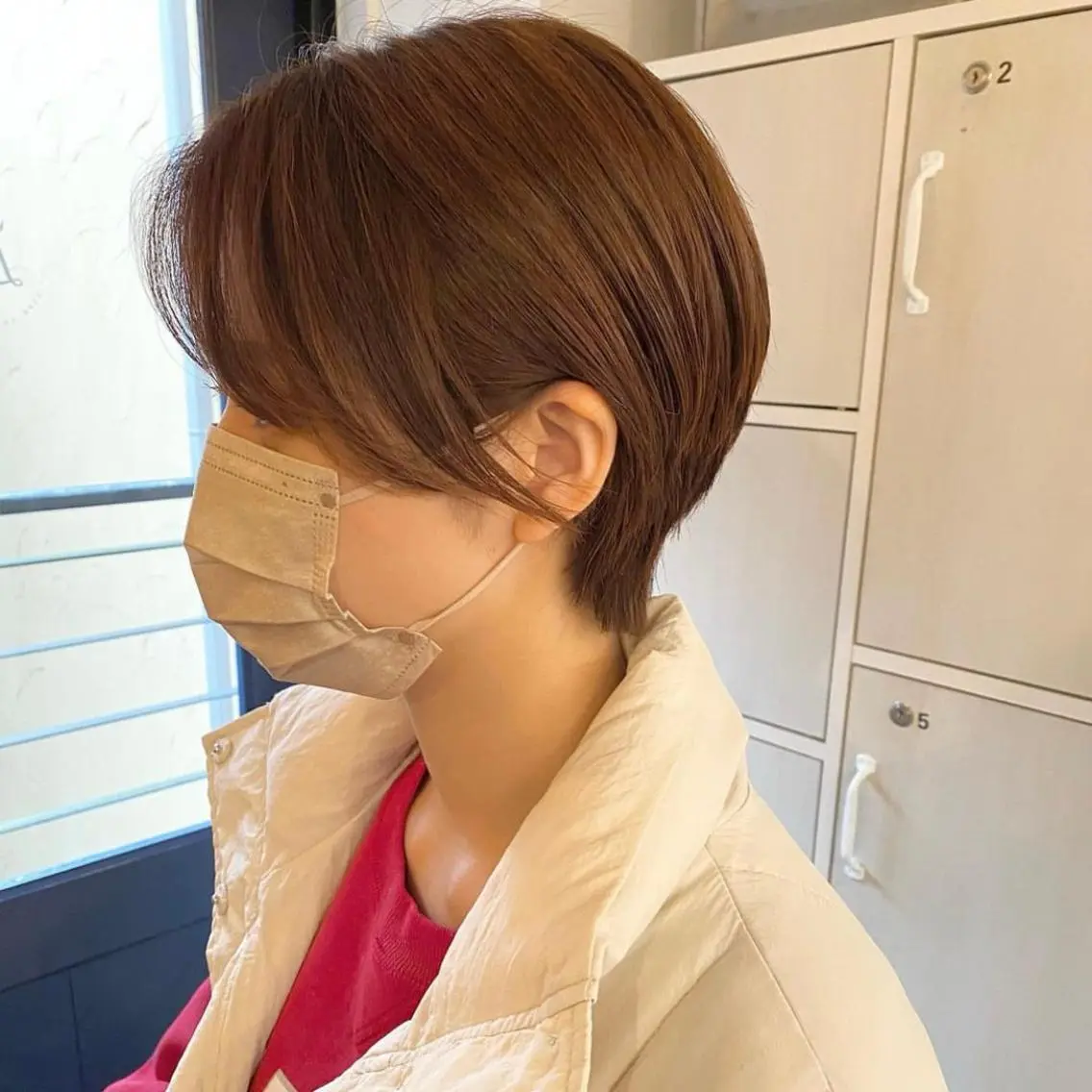 ショート カラー カット ヘアカラー 丸岡 美穂のヘアスタイル