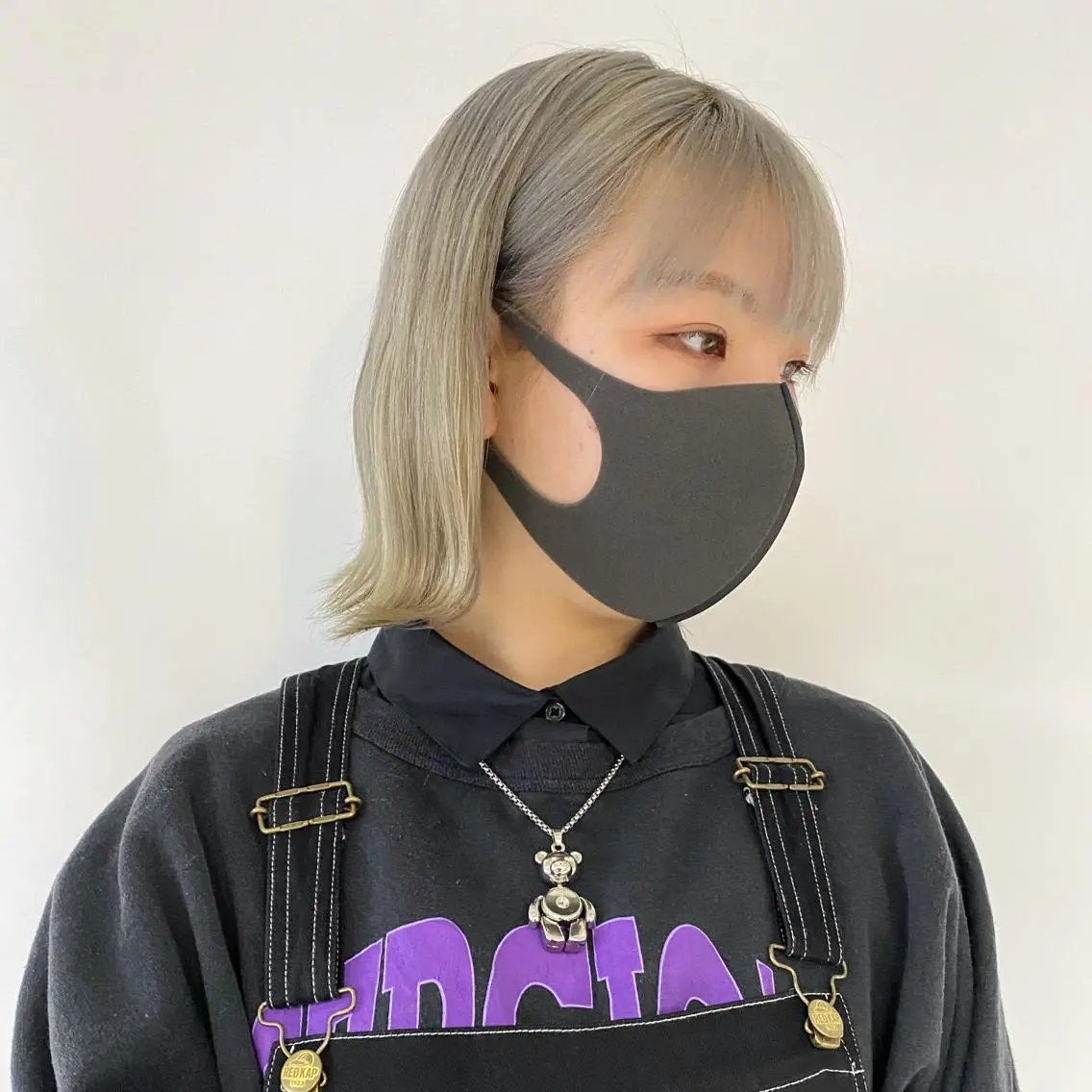 ミディアム カラー KOOKI スティードトーキョーのヘアスタイル