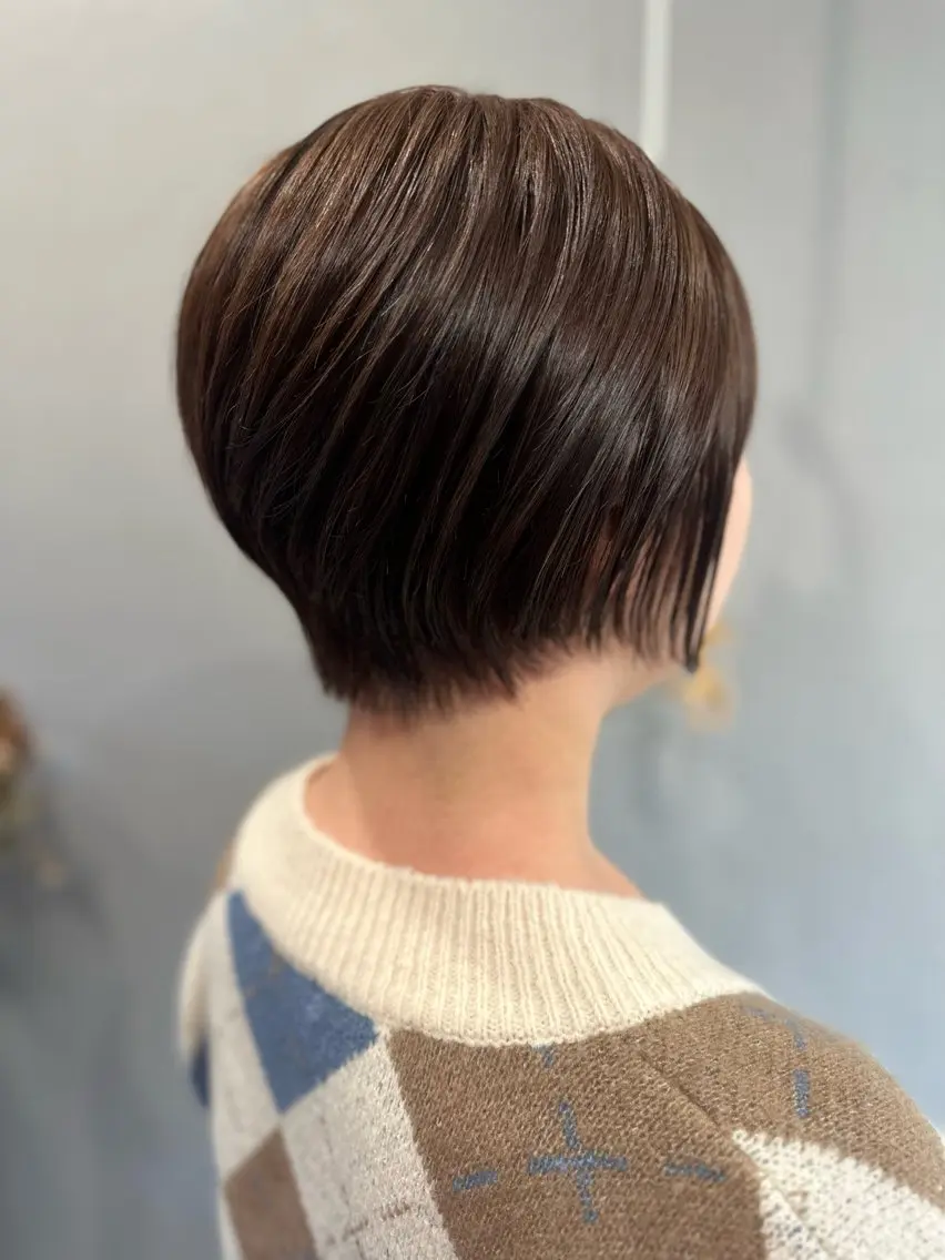 ショート カラー カット ヘアカラー トリートメント K Harukaのヘアスタイル