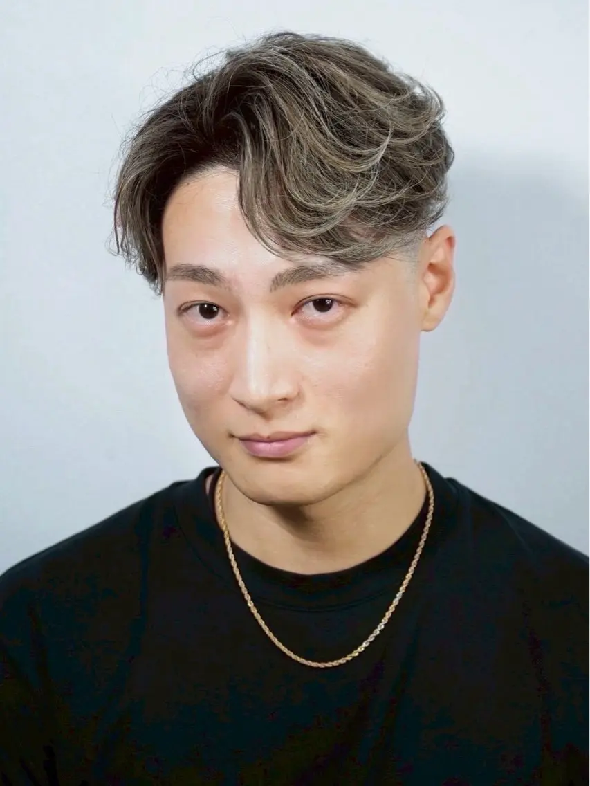 ミディアム メンズ 竹川 瑠音のヘアスタイル