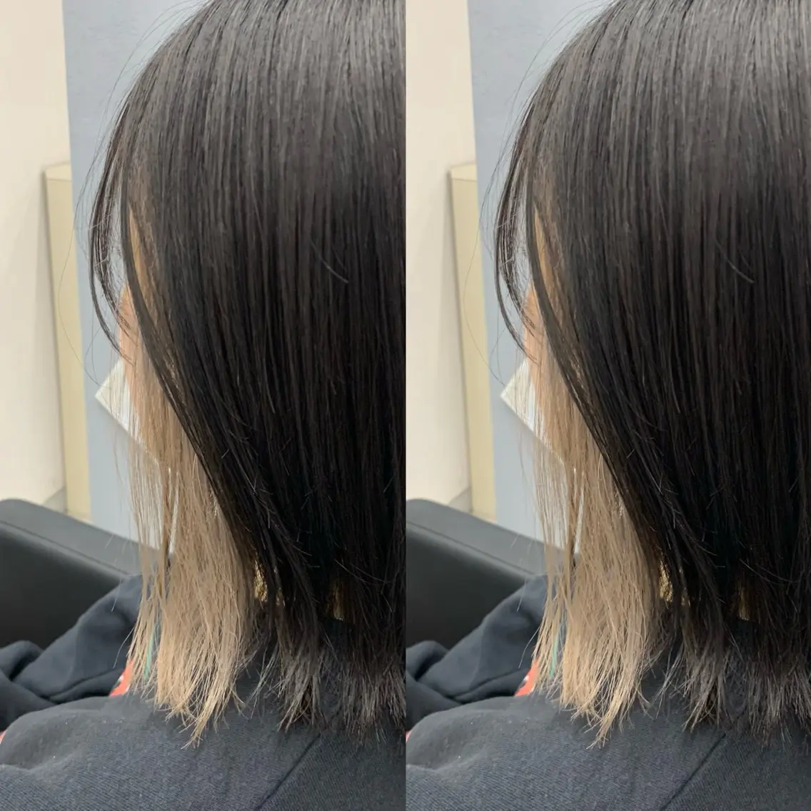 《🔅ケアブリーチ使用🔅》『寒色が好きな方』全体カット➕インナーカラー➕トリートメントの写真
