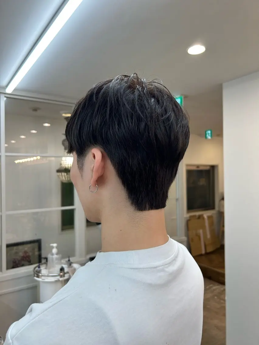 メンズカット✂️+ダウンパーマ🇰🇷の写真