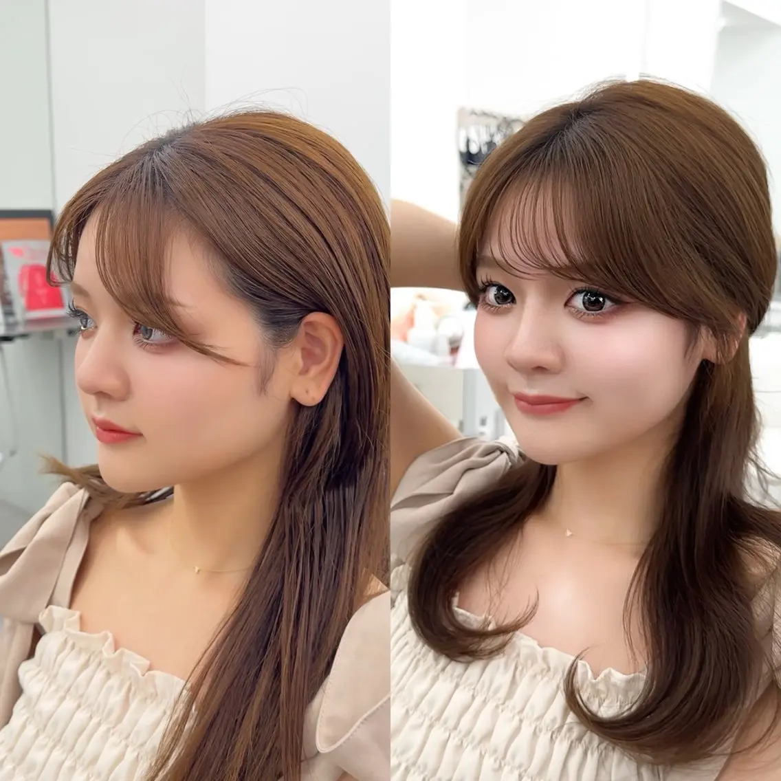 ミディアム カラー ヘアアレンジ 顔周り&ミディアム 特化/池袋/kokiのヘアスタイル
