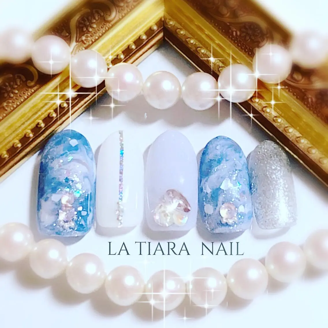 ネイル フットネイル 持ち込み ハンドネイル Blue bird nailのネイルデザイン