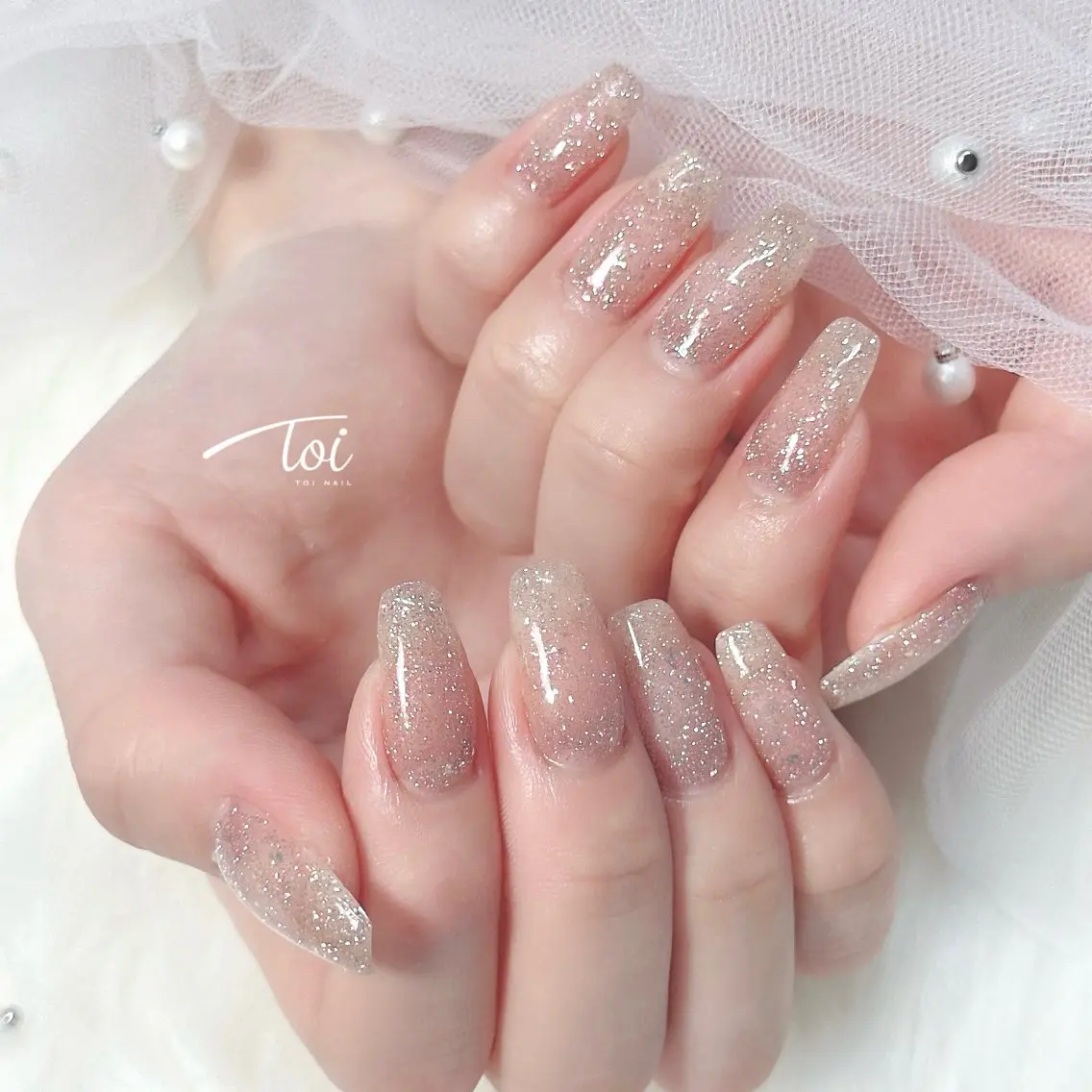 ネイル フラッシュネイル キラキラネイル ハンドネイル toi nailのネイルデザイン