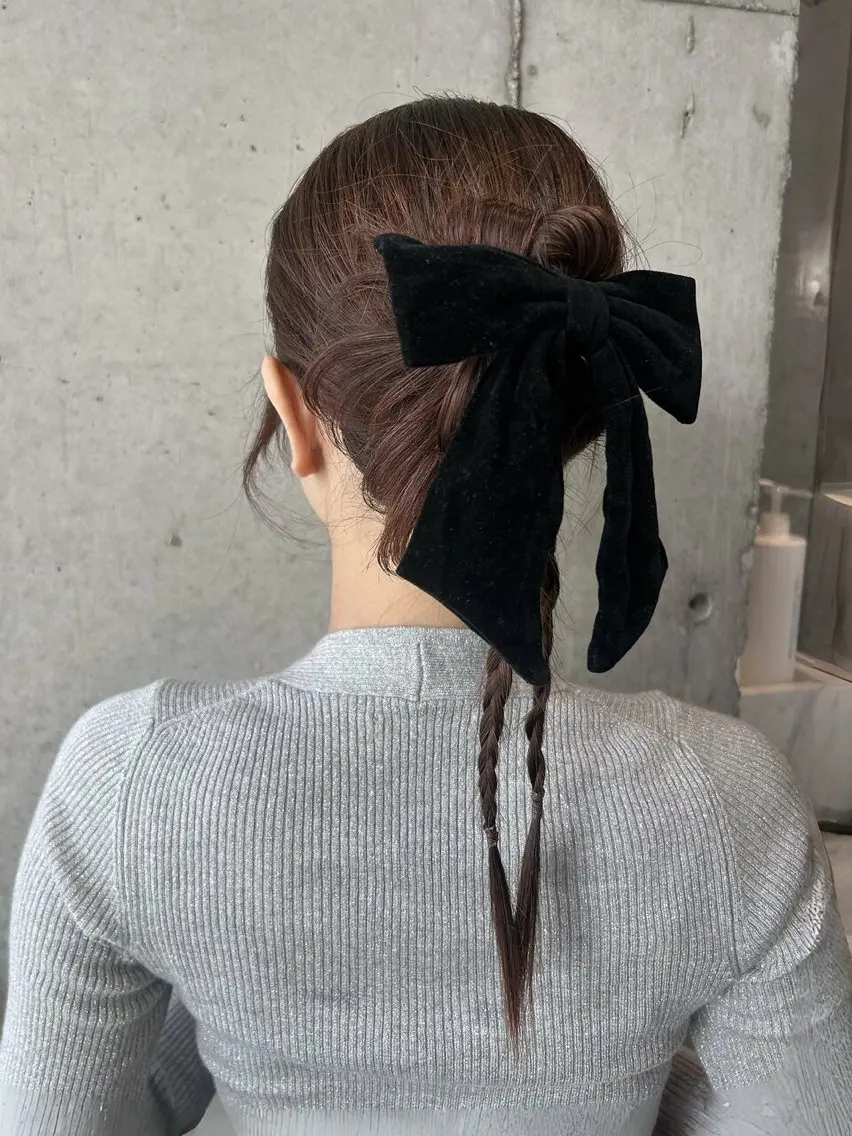 ロング ヘアアレンジ 結婚式・ブライダル ヘアセット 池田 華怜のヘアスタイル
