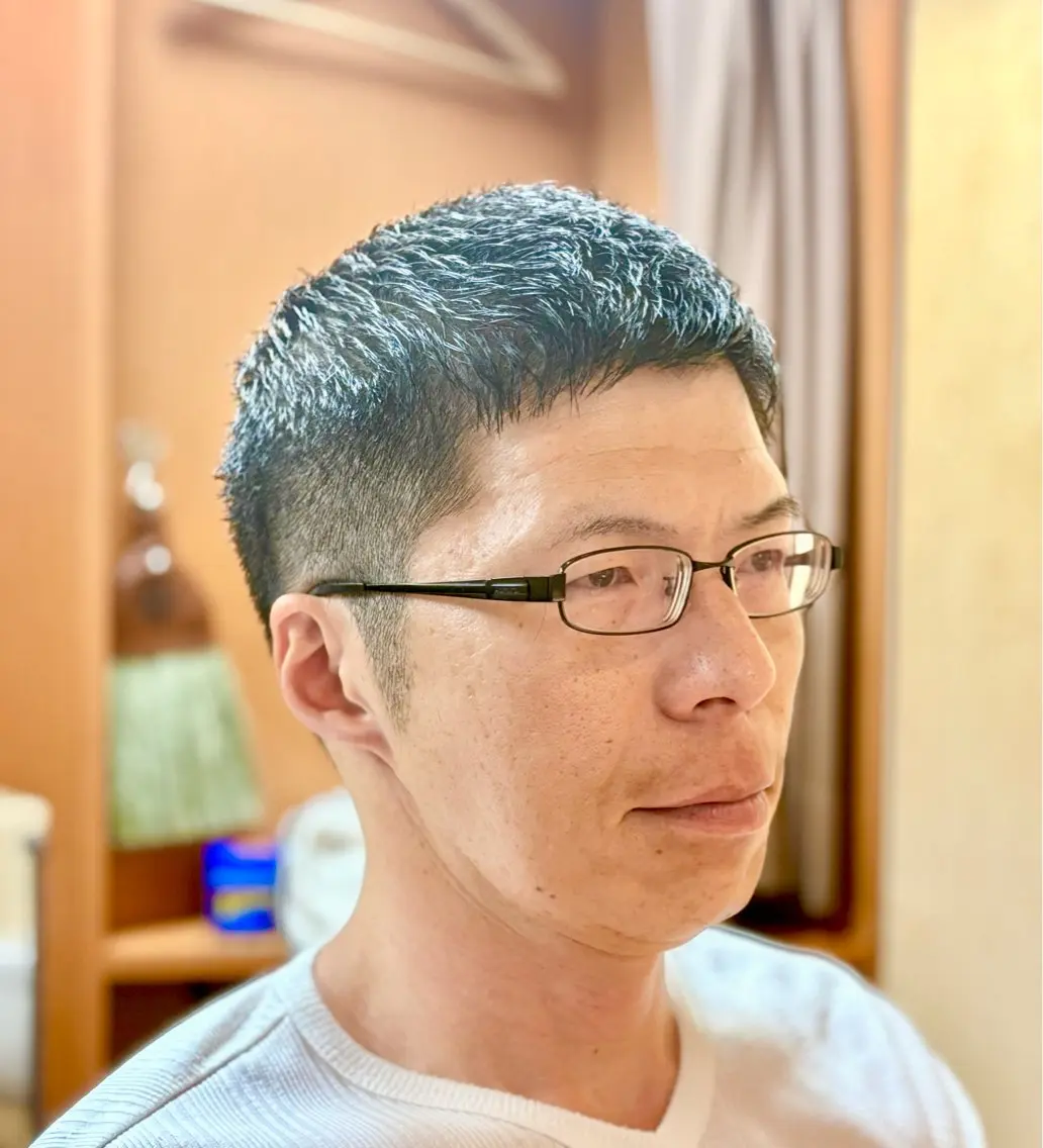 ショート メンズ メンズベリーショート ベリーショート ショートヘア 藤沼 唯斗※注意事項必読※のヘアスタイル