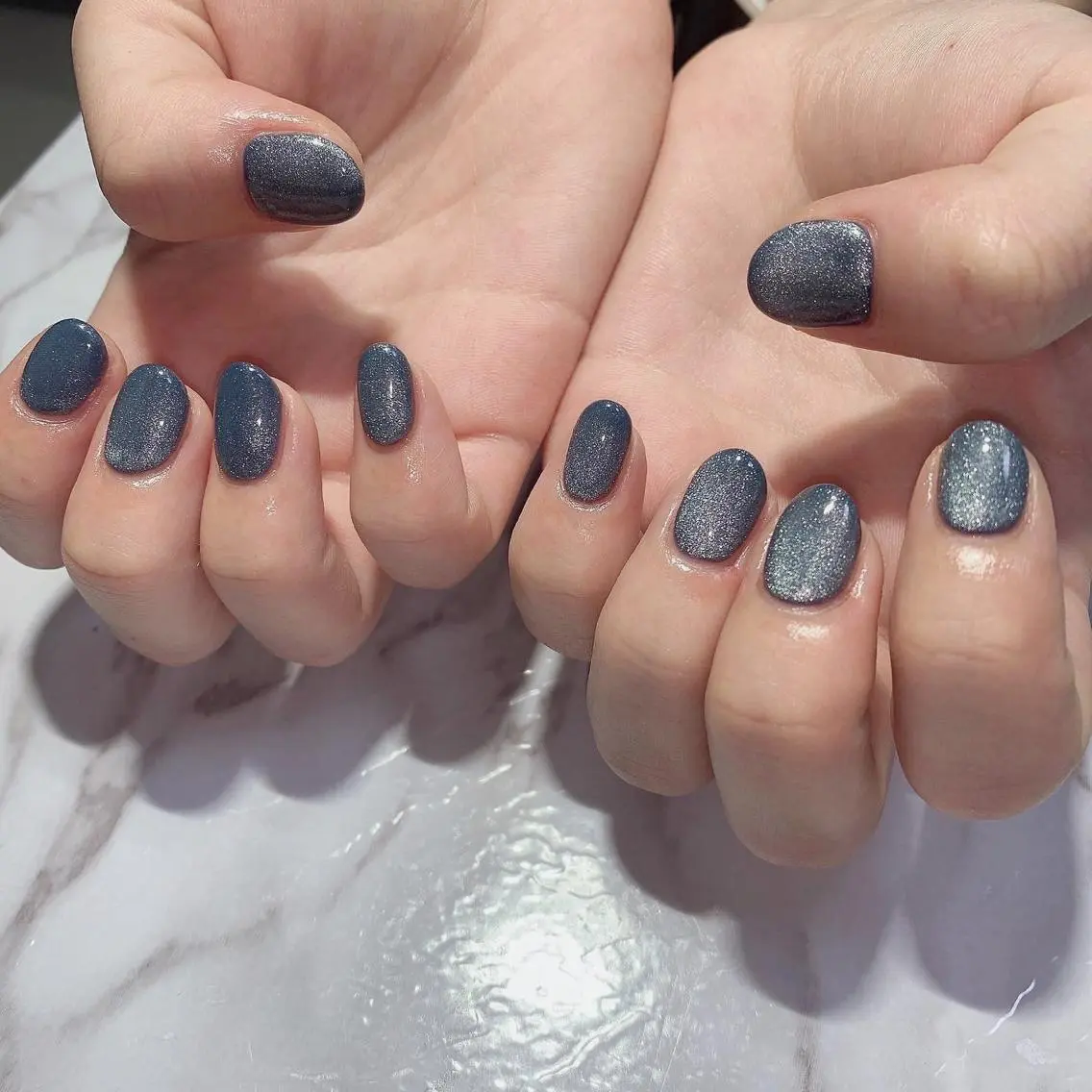 ネイル マグネットネイル ハンドネイル Ally's Nailのネイルデザイン