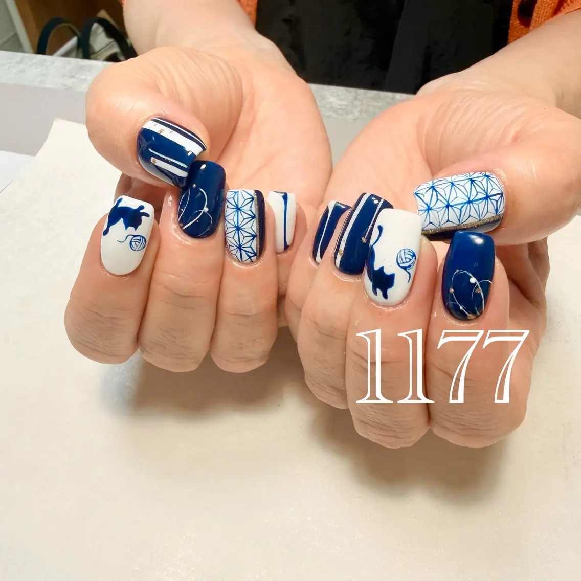 ネイル ハンドネイル nailsalon 1177のネイルデザイン