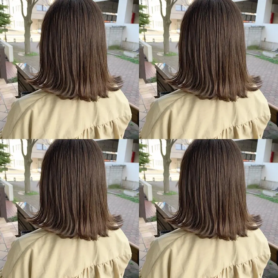 セミロング カラー 艶髪・酸性ストレート フリツのヘアスタイル
