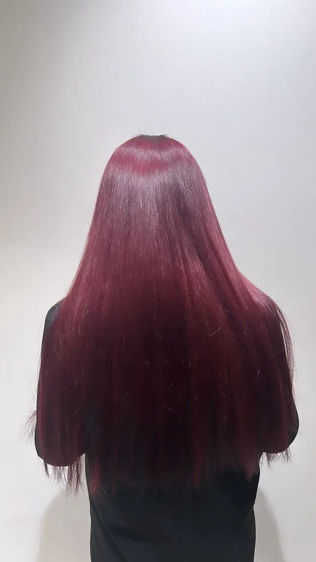 ロング トリートメント 🤍縮毛矯正 髪質改善 ツヤ髪🤍のヘアスタイル